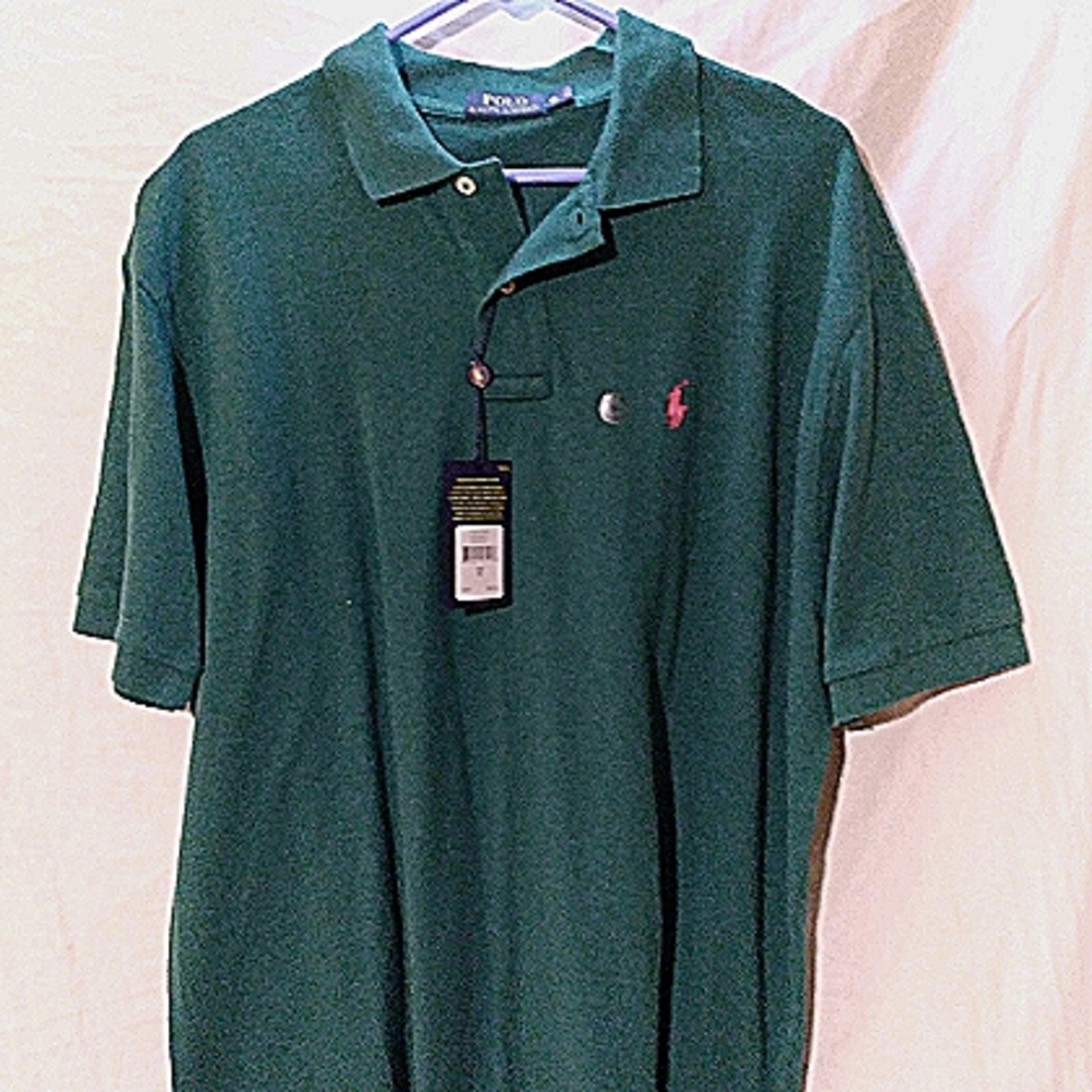 Polo green dress shirt xl